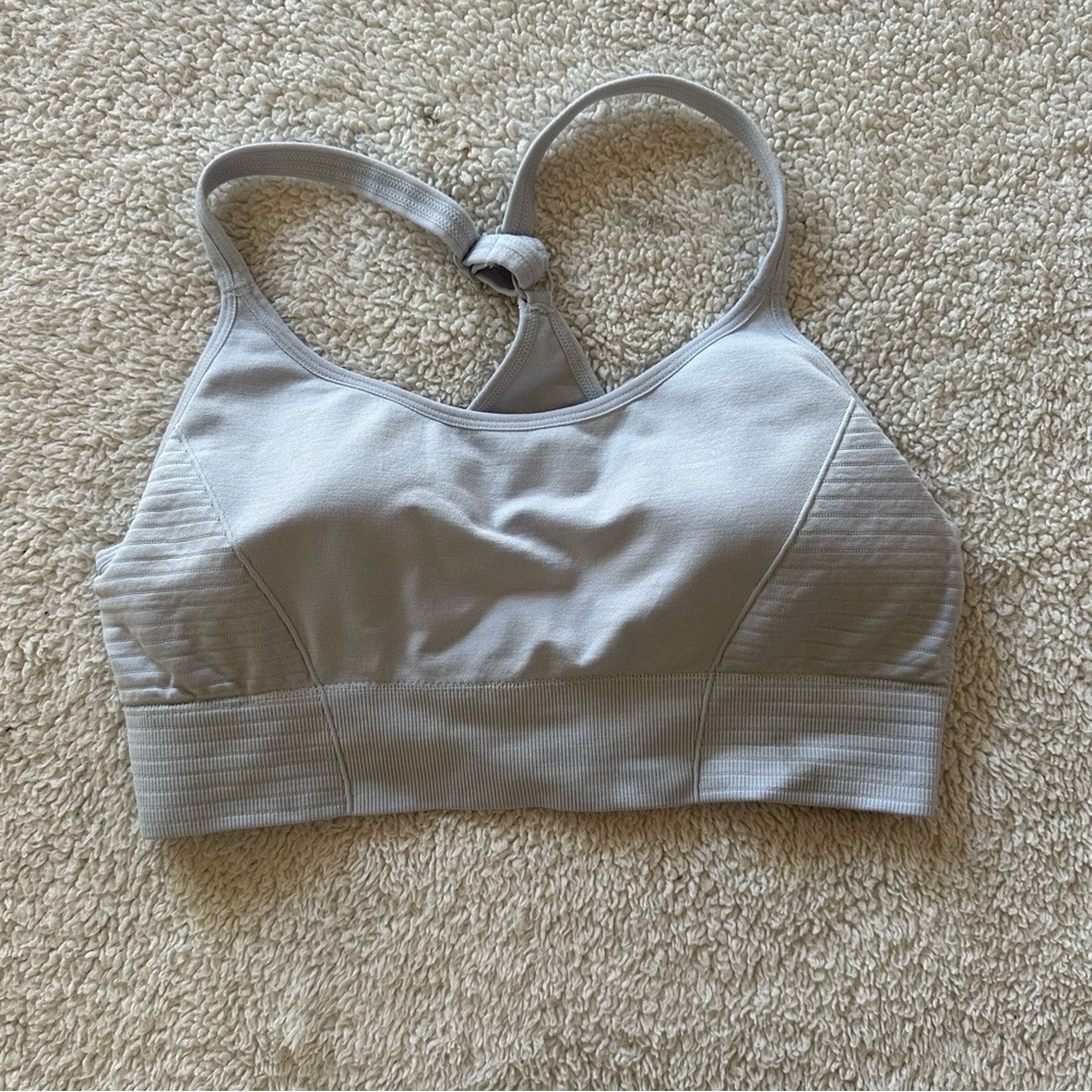 Women's Light Gray Sports Bra